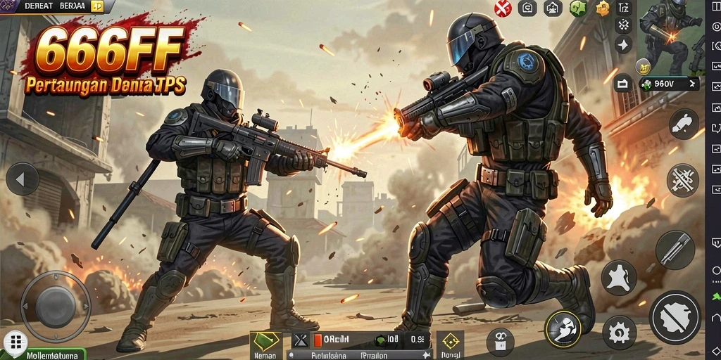 Gameplay menarik dari 666FF dengan aksi tembak-menembak yang mendebarkan.