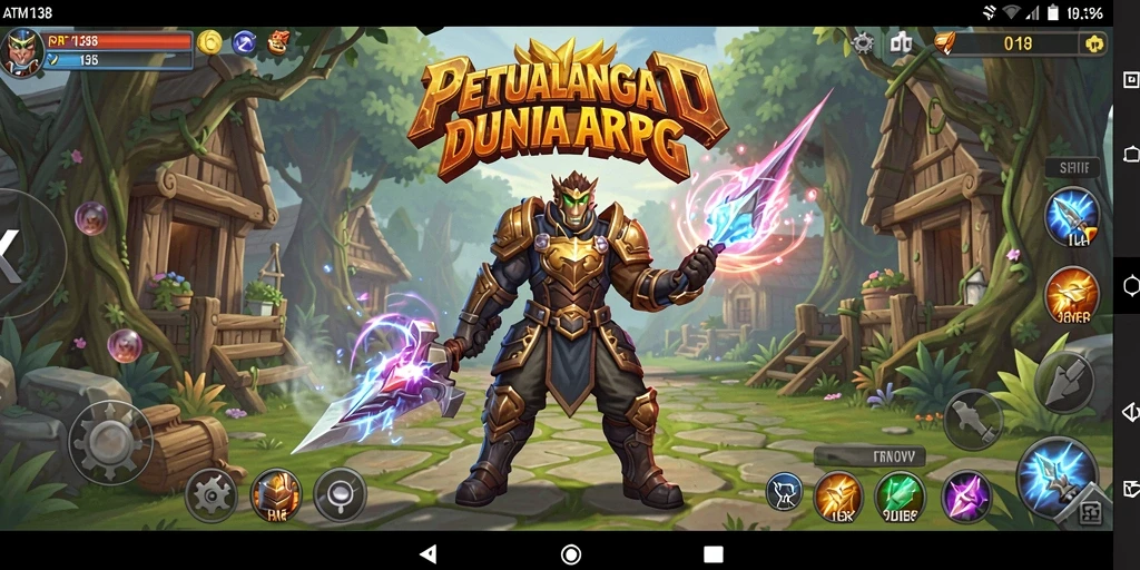 Gameplay seru di dunia fantasi ATM138 dengan banyak petualangan.