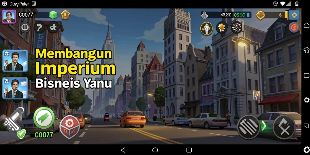 Tampilan menarik dari gameplay C0077 yang penuh strategi.