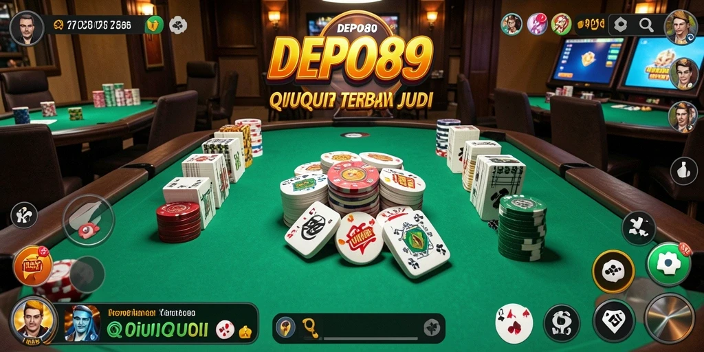 Tampilan gameplay QiuQiu yang mendebarkan di DEPO89.
