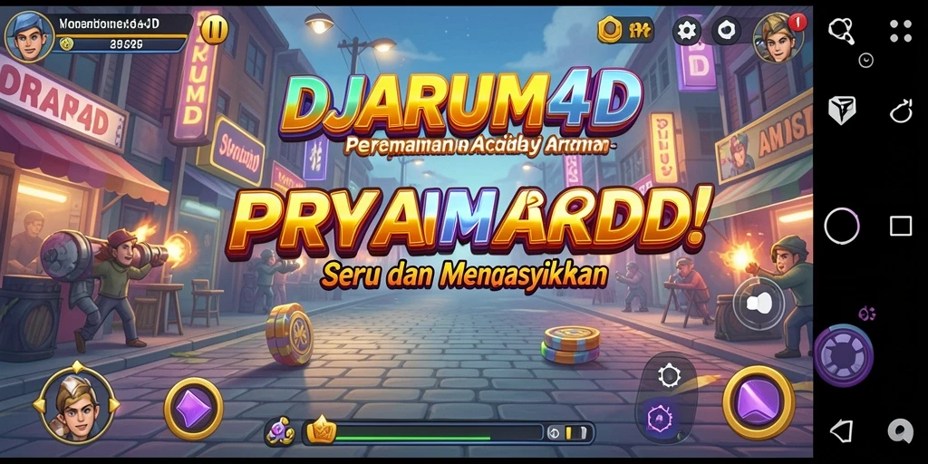 Screenshot menampilkan gameplay seru DJARUM4D di perangkat mobile.