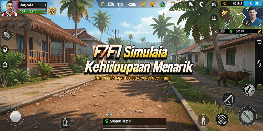 Tangkapan layar utama F7F7 menampilkan gameplay yang imersif.