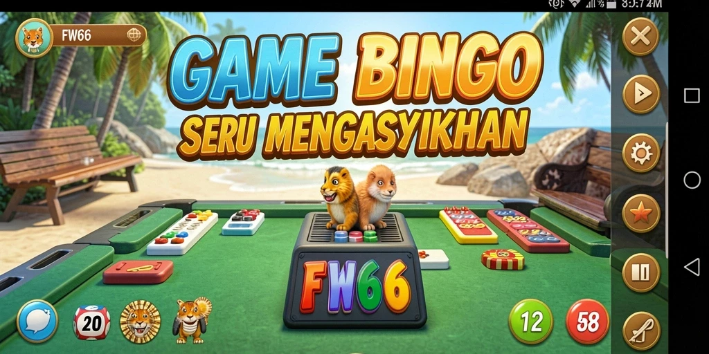 Gameplay seru di FW66 saat bermain Bingo.