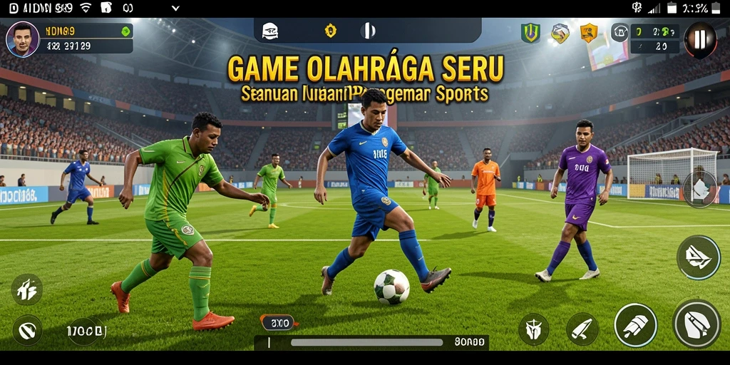 Screenshot gameplay IDN89 dengan aksi olahraga yang mendebarkan.