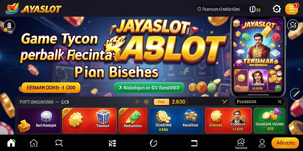 Tampilan gameplay seru dengan mesin slot yang bervariasi.
