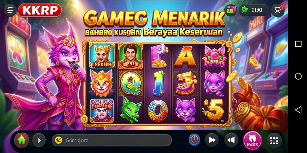 Gameplay seru dan grafis memukau KKRP dalam slot.