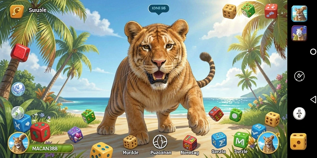 Screenshot gameplay MACAN388 menampilkan tantangan puzzle yang menarik.