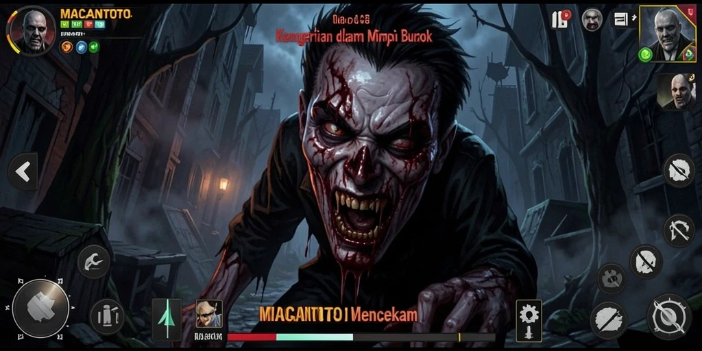 Tampilan mendebarkan dari gameplay <strong>MACANTOTO</strong> yang penuh kengerian.