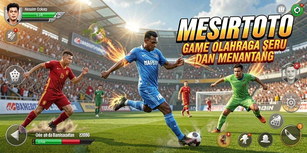 Tampilan gameplay seru dalam aplikasi MESIRTOTO.