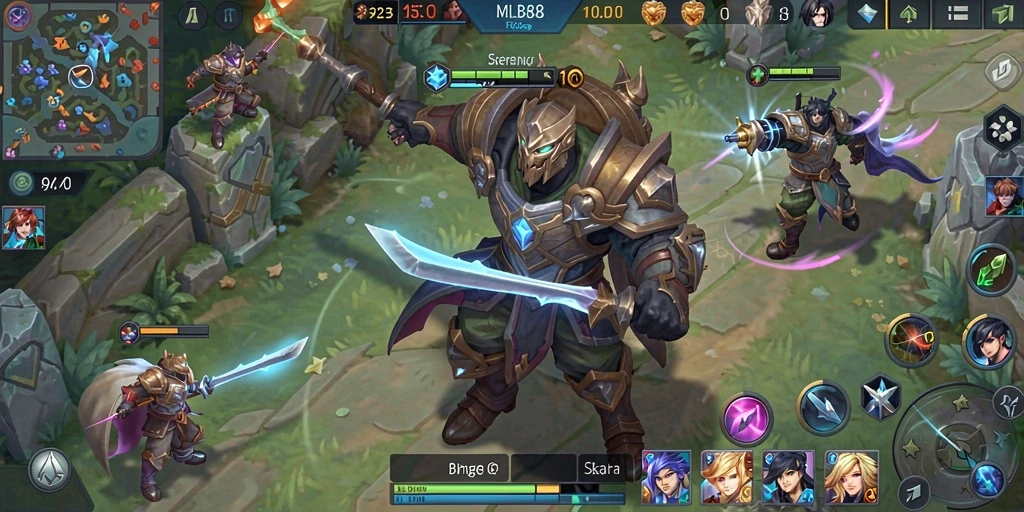 Screenshot gameplay MLBB8 yang menampilkan suasana permainan Bingo yang seru.