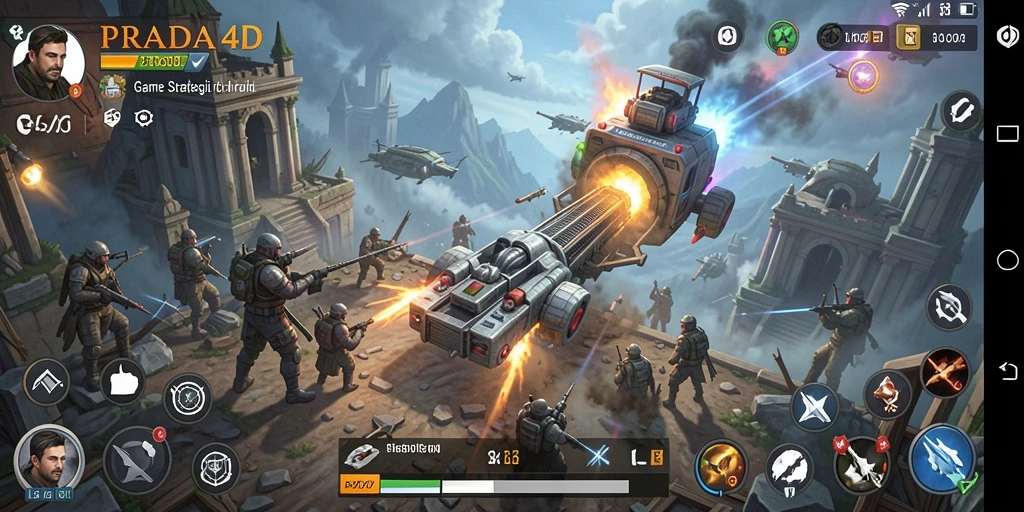 Tampilan menarik dari gameplay PRADA4D yang seru.