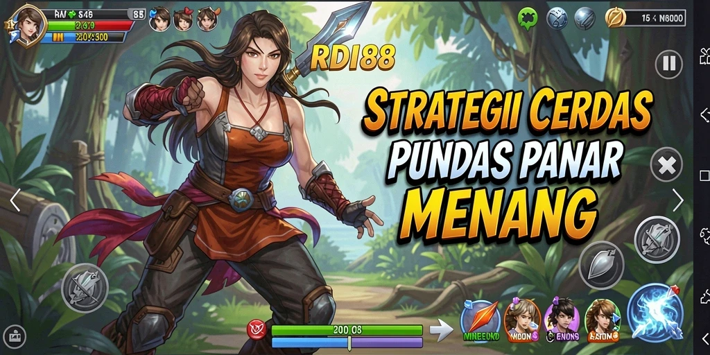 Screenshot menunjukkan aksi cerdas dalam RDI88 dengan strategi mendalam.