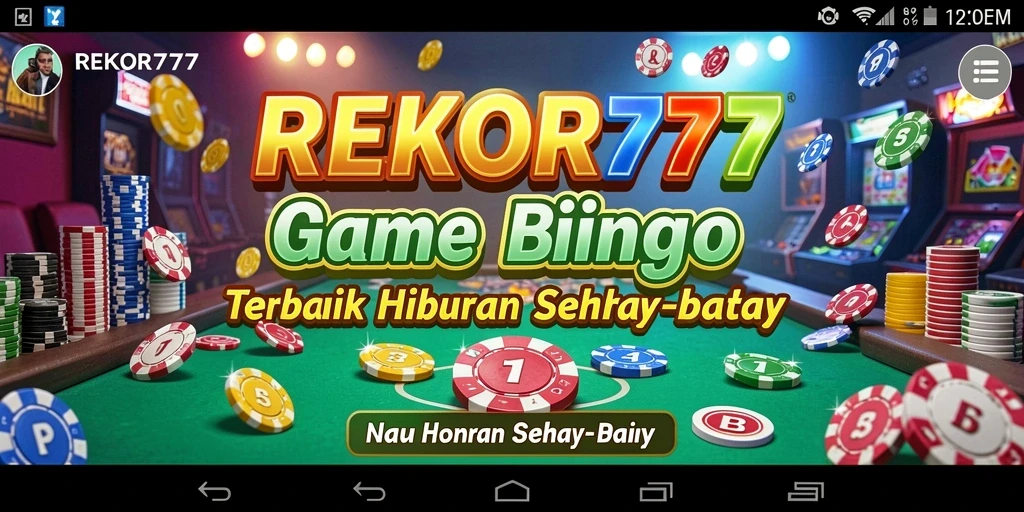 Screenshot gameplay REKOR777 menampilkan keseruan bermain Bingo.