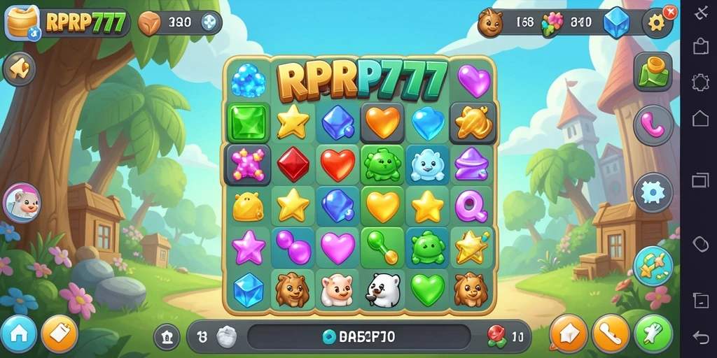 Tampilan gameplay RPRP777 yang menarik dan penuh warna.
