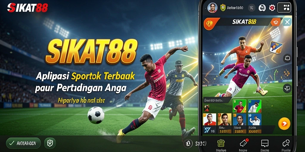 Tangkapan layar utama SIKAT88 menampilkan antarmuka taruhan yang dinamis.