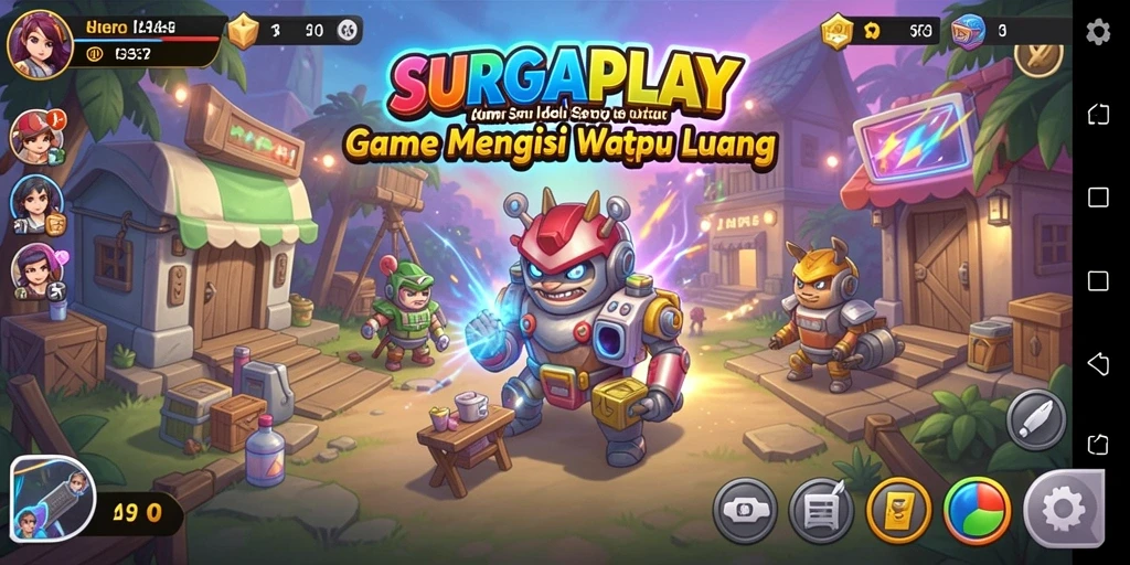 Tampilan gameplay SURGAPLAY yang menarik dan menghibur.