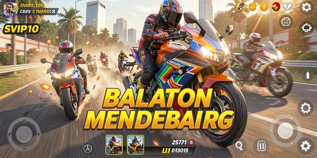 Gameplay balapan motor yang mendebarkan di SVIP10.
