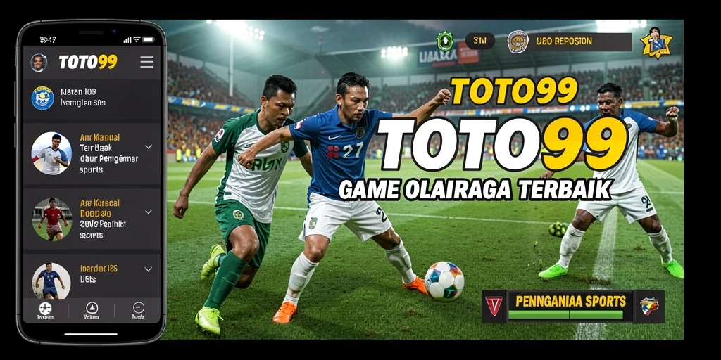Screenshot gameplay TOTO99 menampilkan aksi olahraga yang mendebarkan.