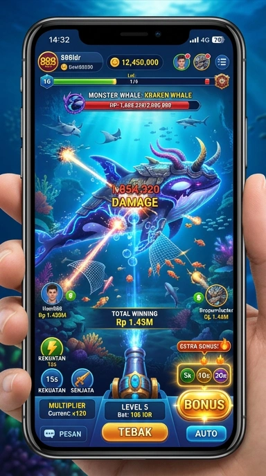 Tangkapan layar antarmuka 888idr yang user-friendly.
